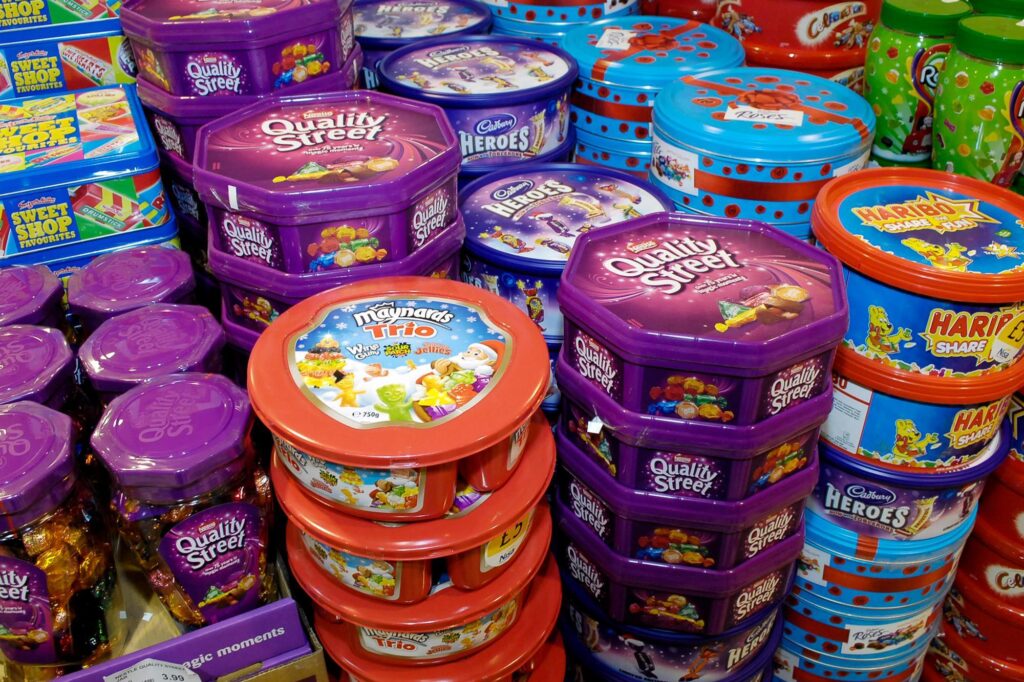 uk supermarket christmas chocolate sale
