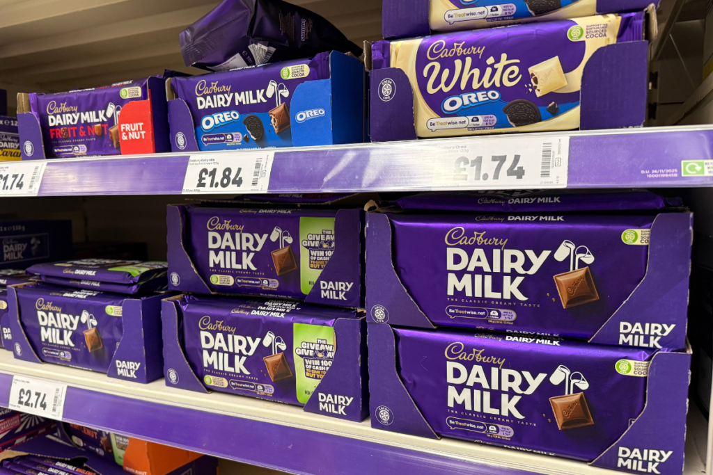 cadbury fruitier nuttier discontinued