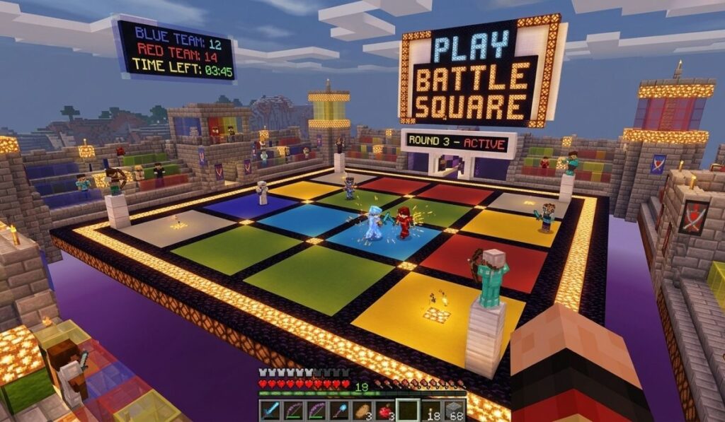 minecraft playbattlesquare